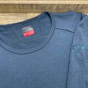 Icebreaker Merino Bodyfit 260 Mens Medium Navy Blue Long Sleeve Base Layer Top
